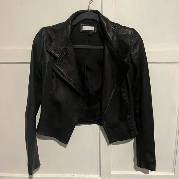 Kookai Chateau Leather Jacket 